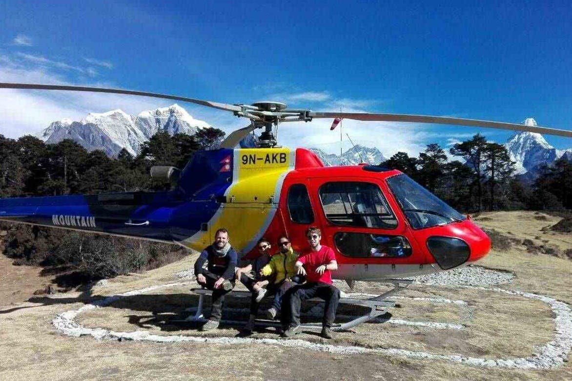 Everest Base Camp Landing Helicopter Tour - Group Sharing