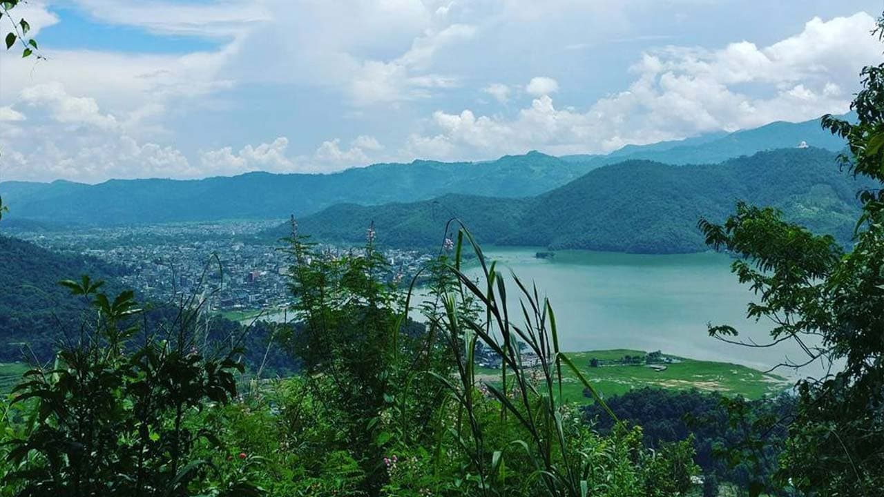 View Of Phewa Lake From Sarangkot