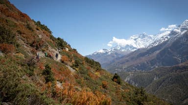 On the way to Yak kharka Manang