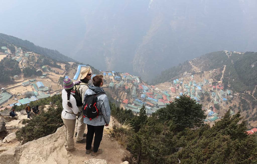 Everest Base Camp Trek Detailed Itinerary Namche bazar Photo