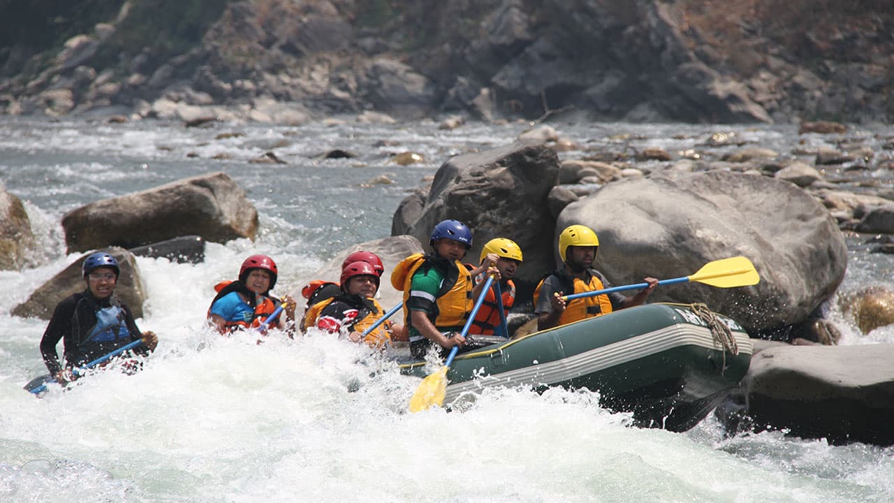 Rafting in Trishuli