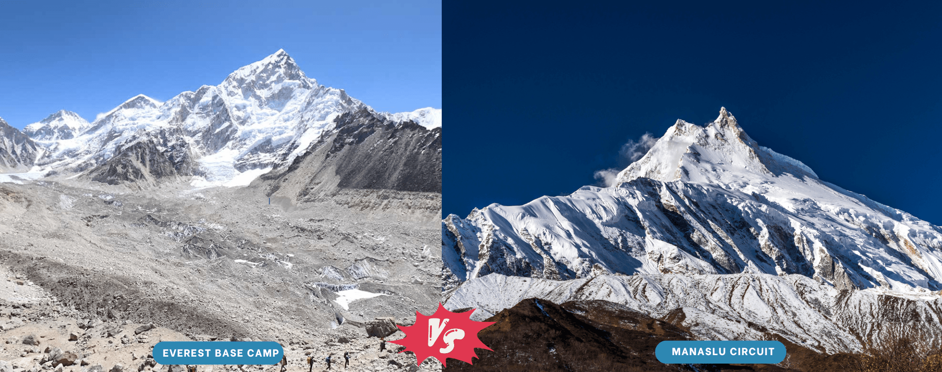 EBC vs Manaslu Circuit: Which Trek Is More Challenging?