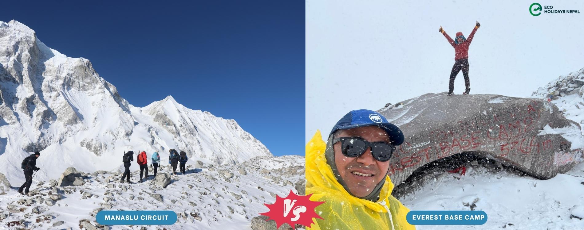 Is Manaslu Harder than Everest Base Camp ?